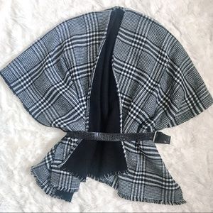 Brooks Brothers heavy ruana shawl wrap